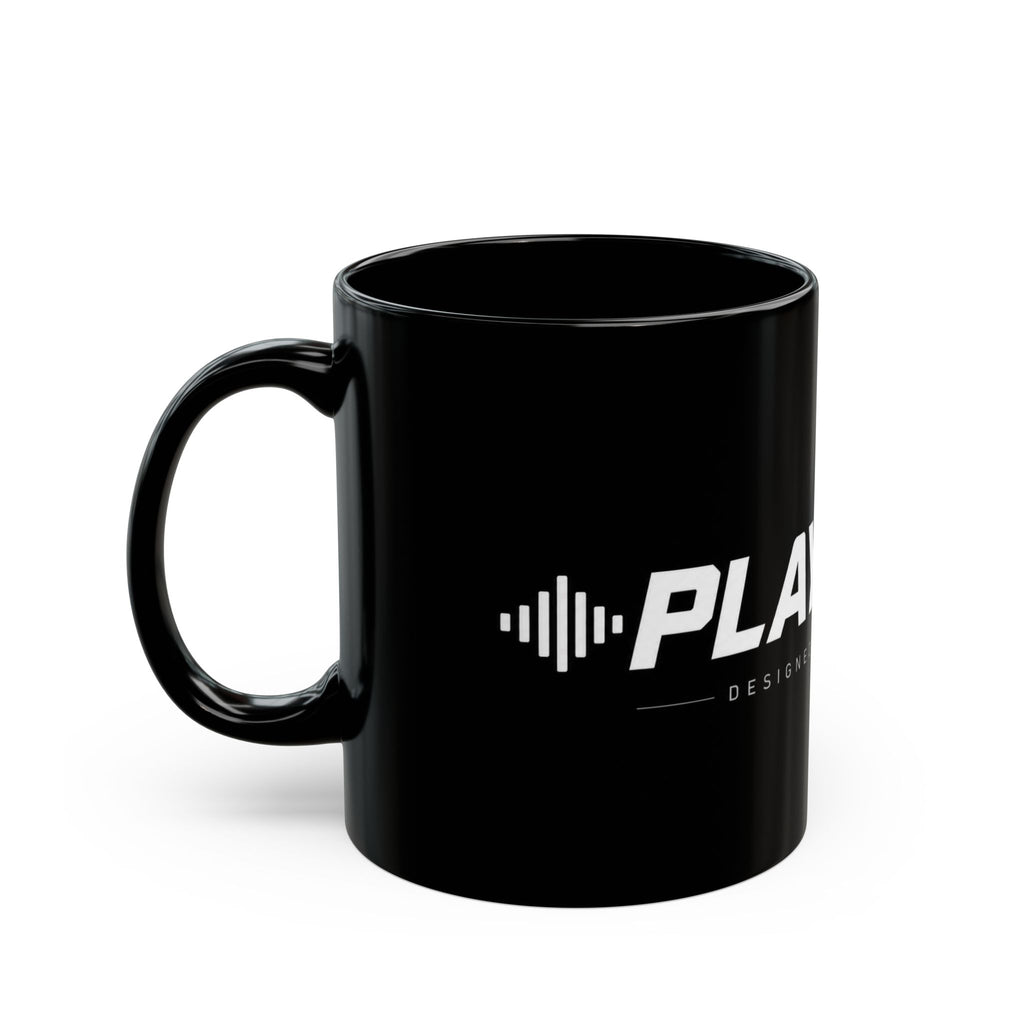 PLAYLOUD Coffee Mug – Music Lover Black Mug (11oz, 15oz)