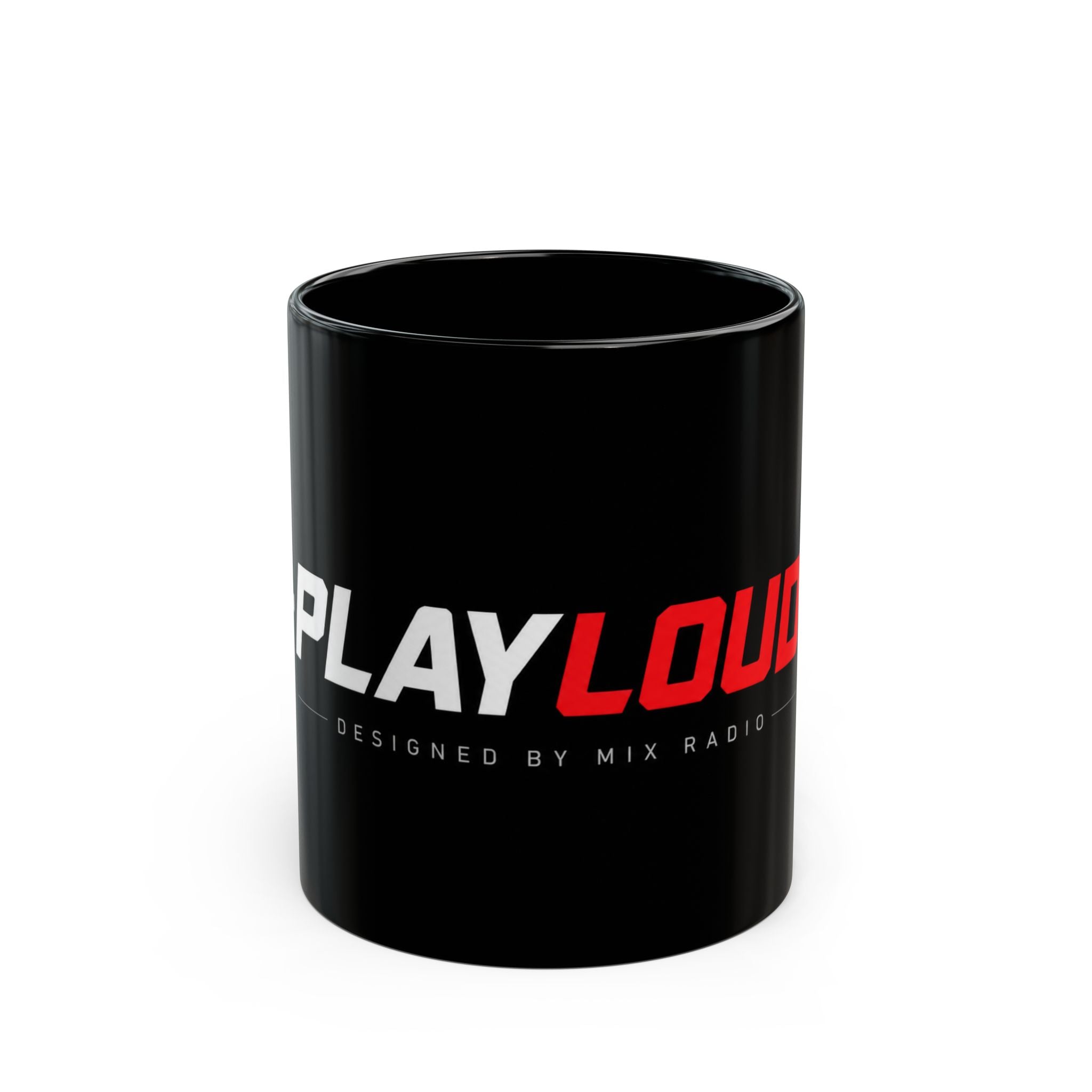 PLAYLOUD Coffee Mug – Music Lover Black Mug (11oz, 15oz)